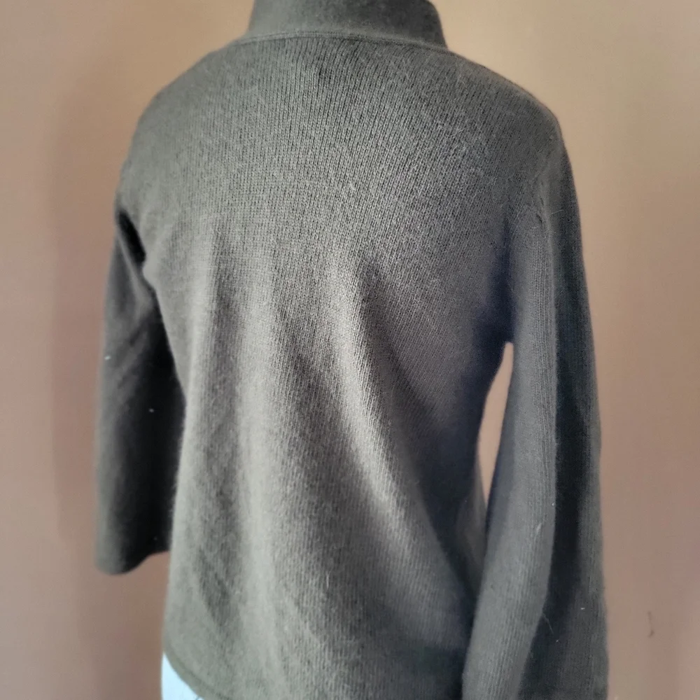 Carole‎ Little Olive Green Single Button Cardigan Women's Size Small